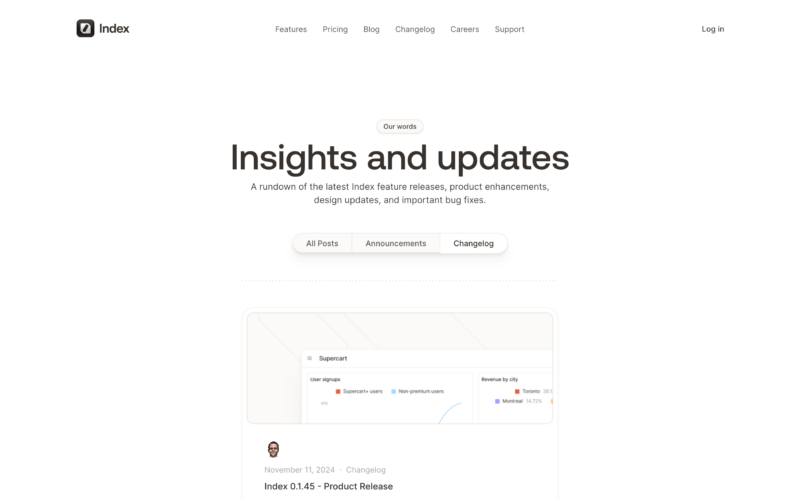 The best 26 SaaS Changelog & Updates UI and UX examples for design ...